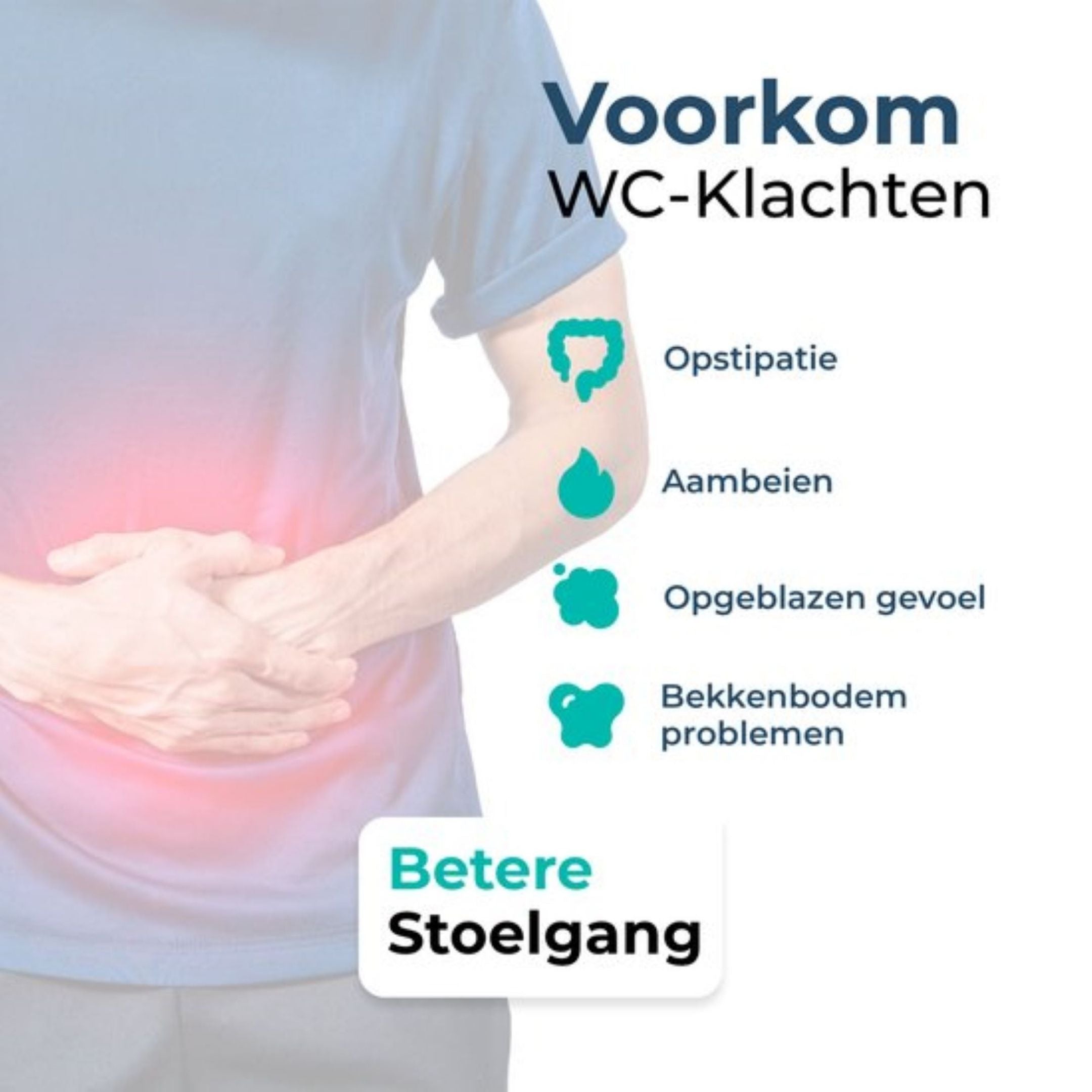 BUDDLEY Toiletkrukje Wit - Ergonomisch Ontwerp voor Comfortabel Gebruik