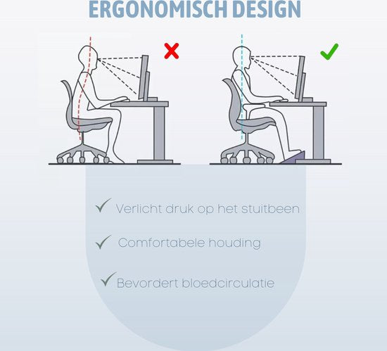 BUDDLEY - Voetensteun Bureau - Balans - Ergonomische Voetensteun