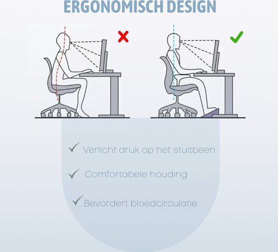 BUDDLEY - Voetensteun Bureau - Balans Luxe - Ergonomische Voetensteun