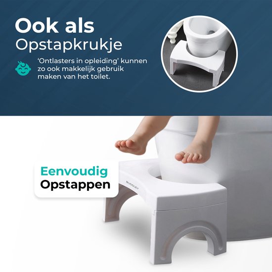 BUDDLEY - WC Krukje Opvouwbaar (SET 2x) – Wit