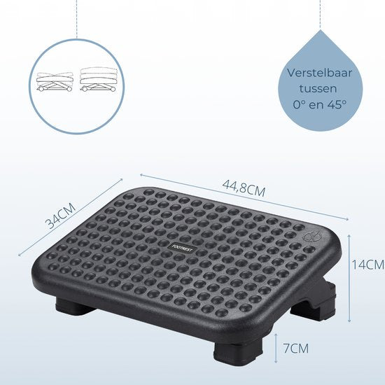 BUDDLEY® Fußstützenschreibtisch – 2 Höhen – Mit neigbarer Plattform